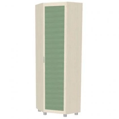 Шкаф для одежды и белья ШК-805 Шкаф дуб беленый/зеленый