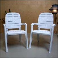 Пластиковое кресло Прованс, Белый, 2 шт