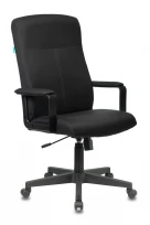 Кресло руководителя DOMINUS Ткань/Пластик, Черный TS-584 (ткань)/Черный (пластик)